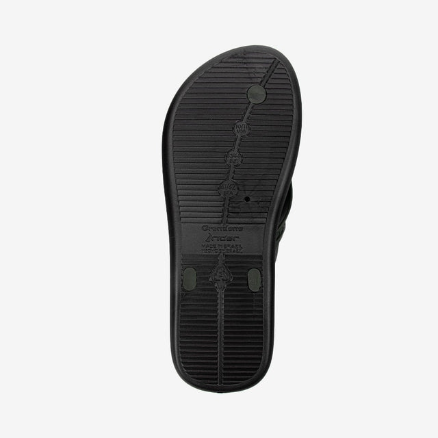 Sandalia Flip Flop Negro/Verde 2RDE88