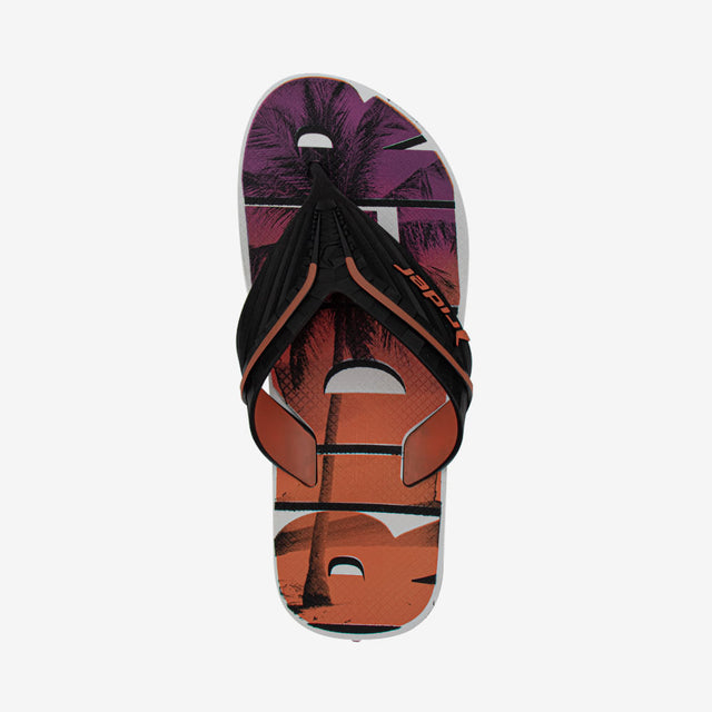 Sandalia Flip Flop De Hombre Gris/Morado 2RDJ72