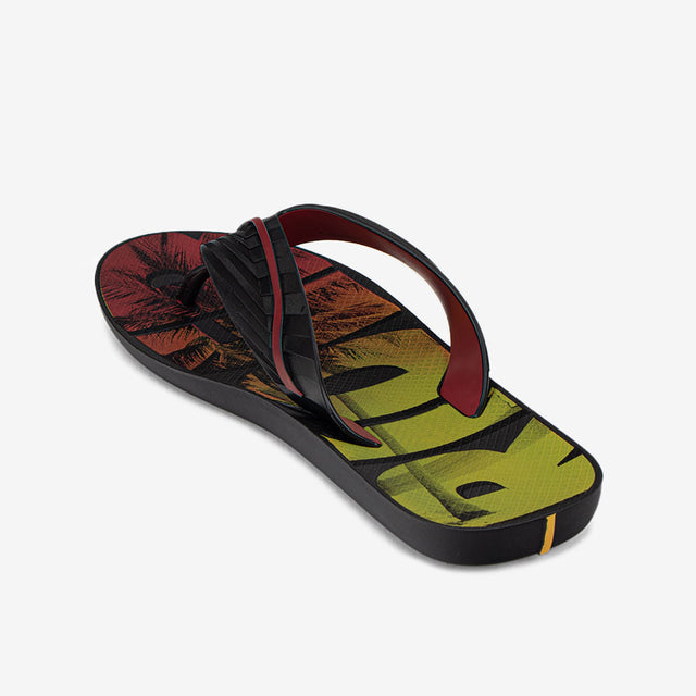 Sandalia Flip Flop De Hombre Gris/Rojo 2RDJ72