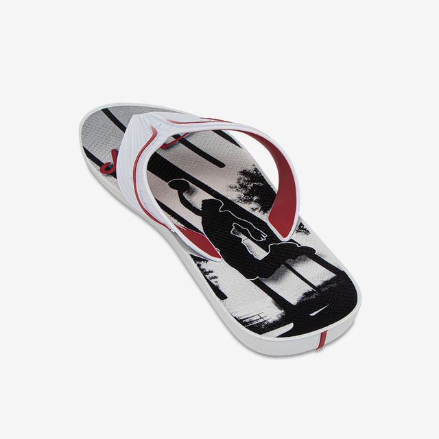 Sandalia Flip Flop De Hombre Hueso/Negro 2RDJ72