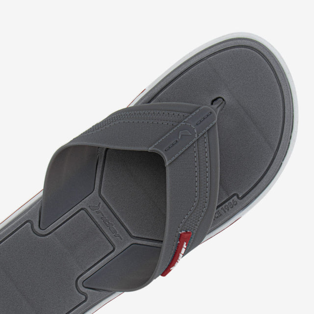 Sandalia Flip Flop De Hombre Gris/Blanco 2RDK72