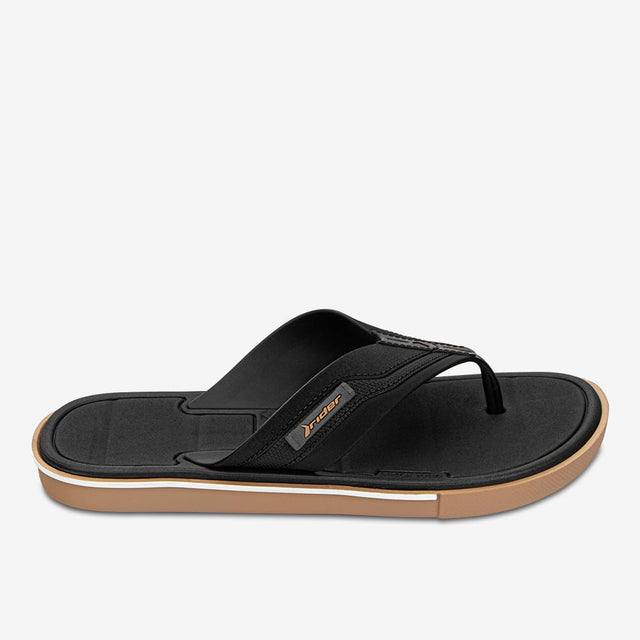 Sandalia Flip Flop De Hombre Negro/Beige 2RDK72