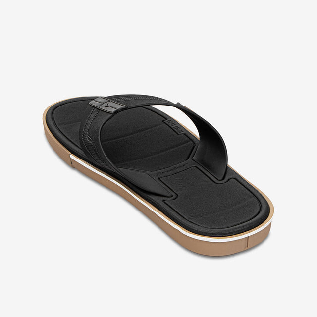Sandalia Flip Flop De Hombre Negro/Beige 2RDK72