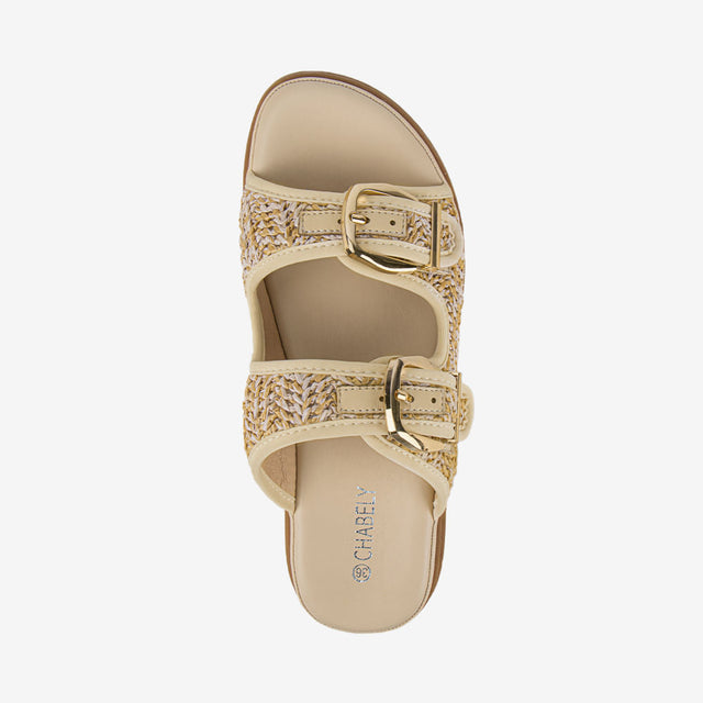 Sandalia Casual Camel/Beige 2YS555