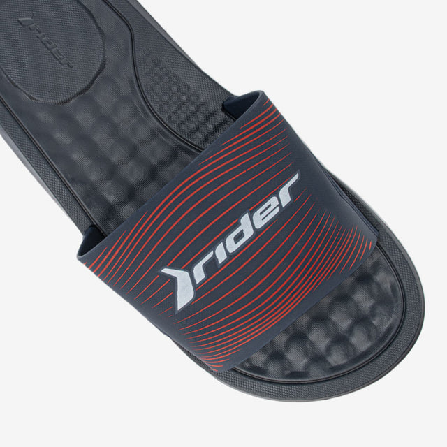 Sandalias Hombre Negro/Rojo 2RDO65