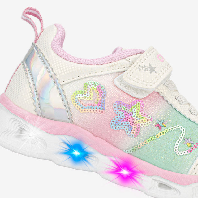 Zapatilla Niña Gris/Rosa 2CZ125