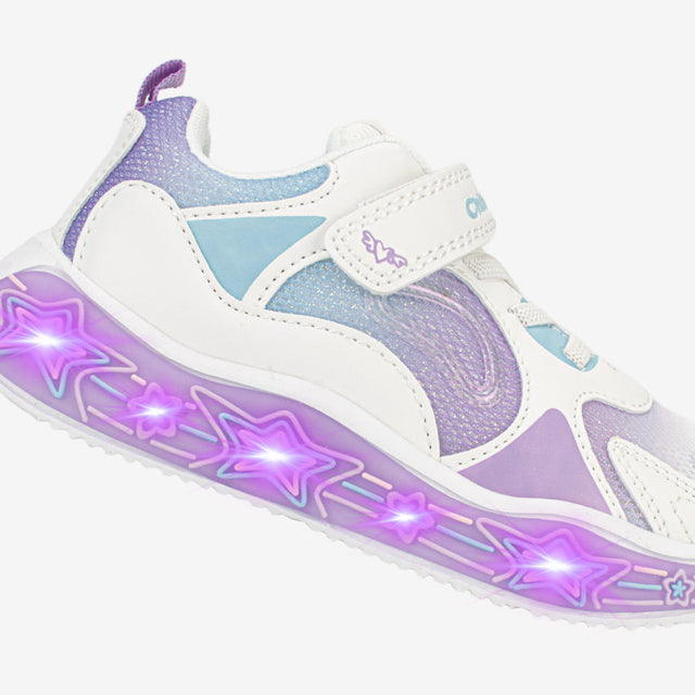 Zapatilla Niña Blanco/Lila 2CZ129