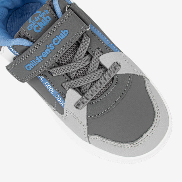 Zapatilla Niño Gris/Celeste 2CZ130