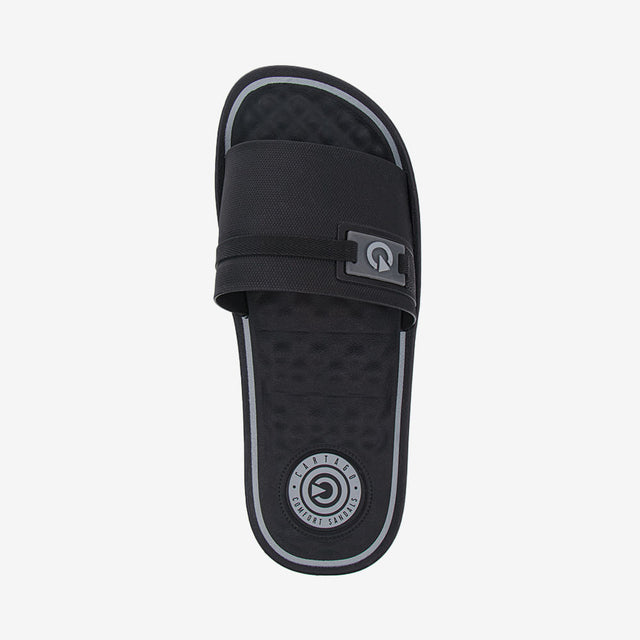 Sandalia Slider Negro/Gris 2GCI93