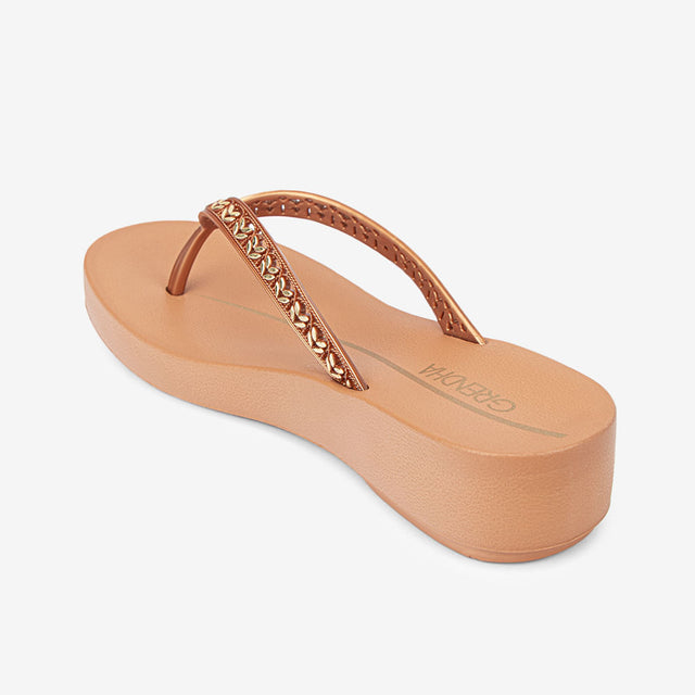 Sandalias Mujer Camel 2GDG37