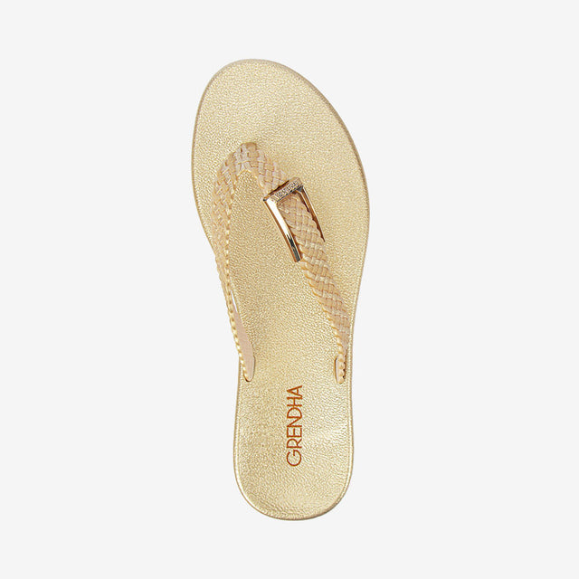 Sandalias Mujer Oro Metalizado 2GDO47