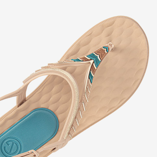 Sandalias Mujer Beige 2GDO51