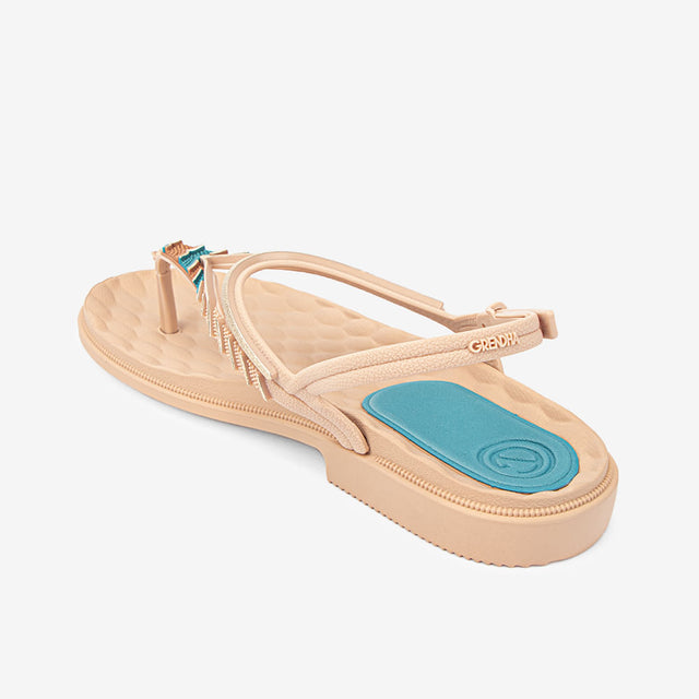 Sandalias Mujer Beige 2GDO51