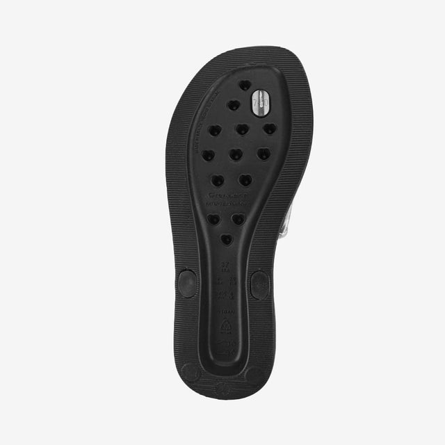 Sandalia Flip Flop Negro/Plateado 2GZH54