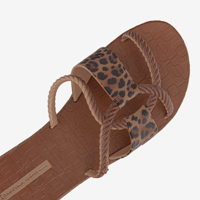 Sandalia Flip Flop De Mujer Marron 2IPE41