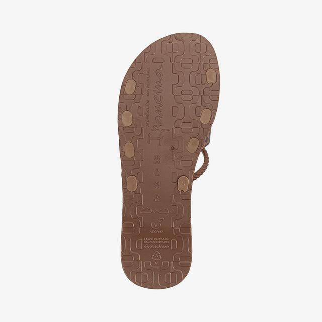 Sandalia Flip Flop De Mujer Marron 2IPE41