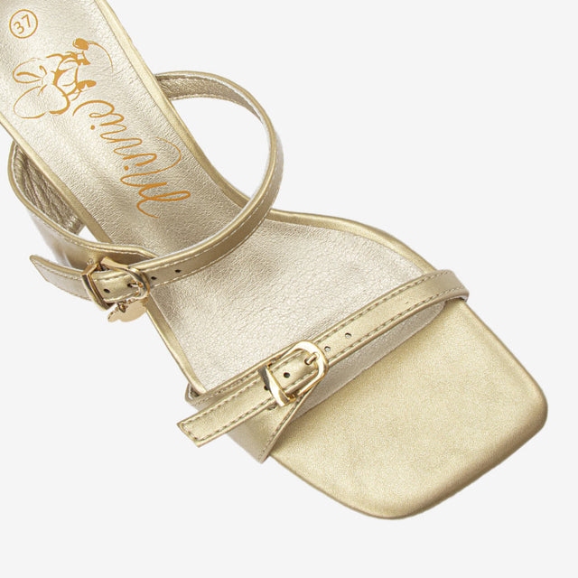 Sandalias Mujer Dorado 2NY075