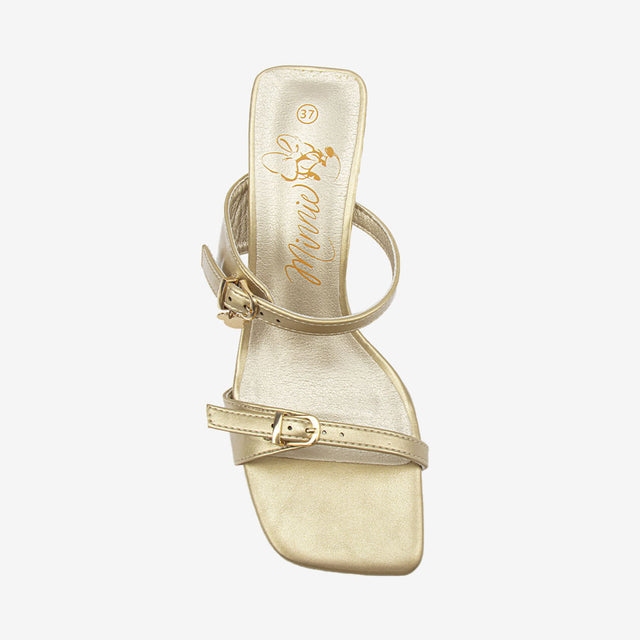 Sandalias Mujer Dorado 2NY075