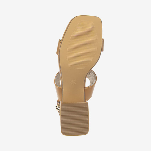 Sandalias Mujer Camel 2NY076