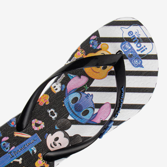 Sandalia Flip Flop De Niña Blanco/Negro 2PJC19