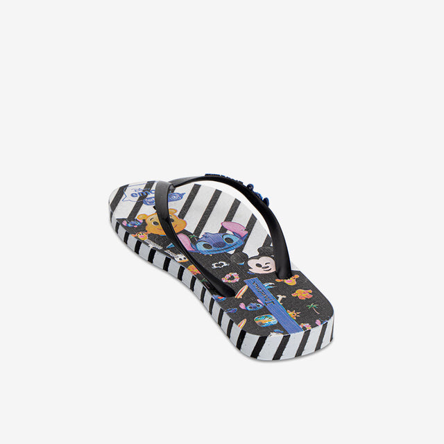 Sandalia Flip Flop De Niña Blanco/Negro 2PJC19