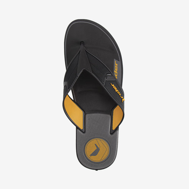 Sandalia Flip Flop Negro/Amarillo 2RDF99