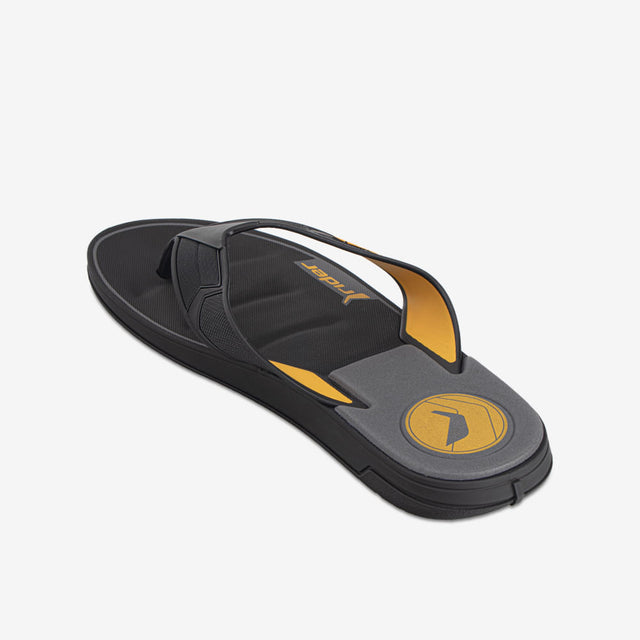 Sandalia Flip Flop Negro/Amarillo 2RDF99