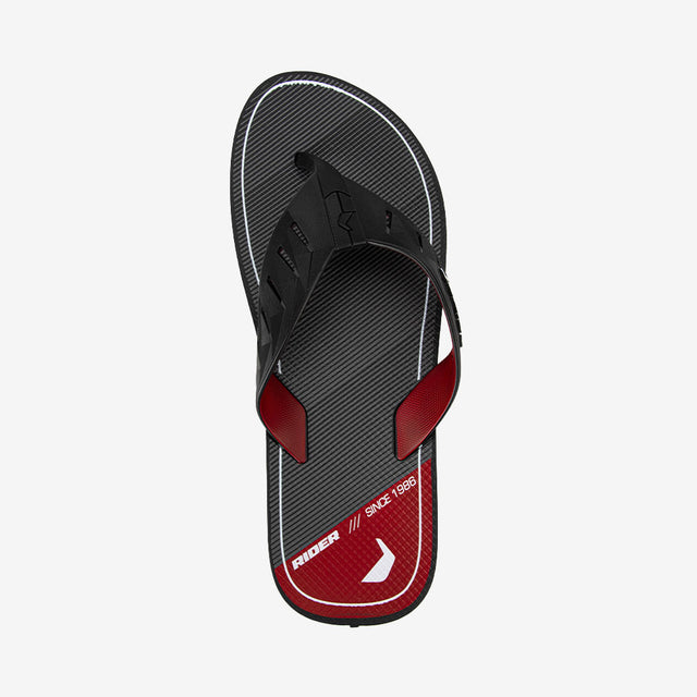 Sandalias Hombre Negro/Rojo 2RDM05