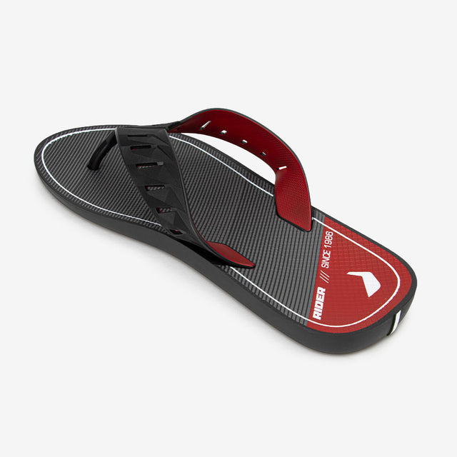 Sandalias Hombre Negro/Rojo 2RDM05