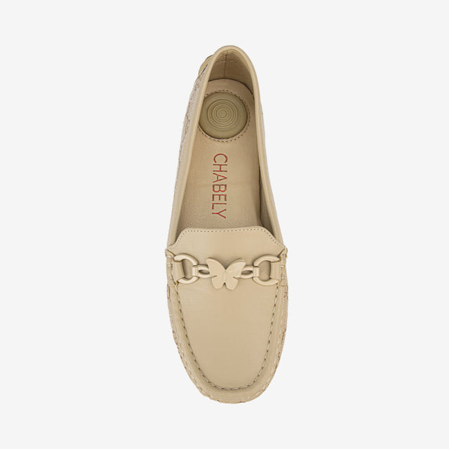 Mocasín Dama Beige 2YM035
