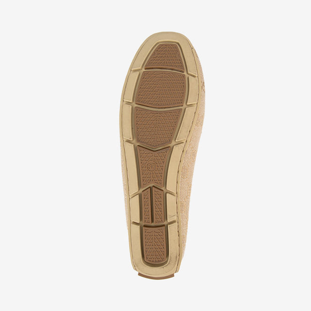 Mocasín Dama Beige 2YM035