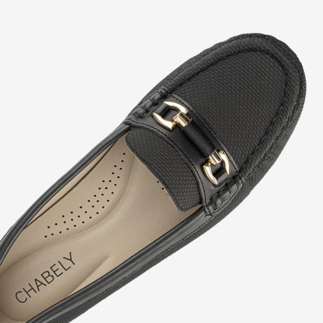 Mocasin Mujer Negro 2YM041
