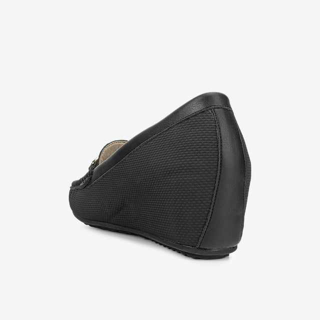 Mocasin Mujer Negro 2YM041