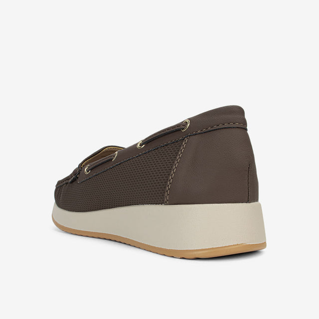 Mocasin Dama Marron Oscuro 2YM044