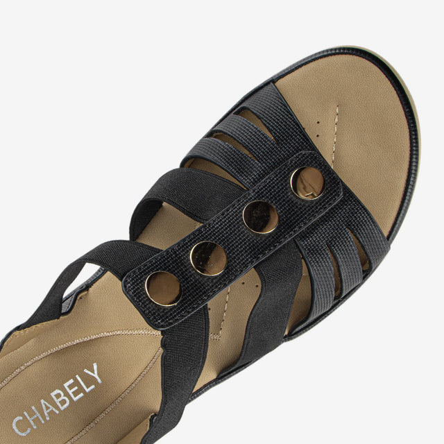 Sandalia De Mujer Negro 2YS515