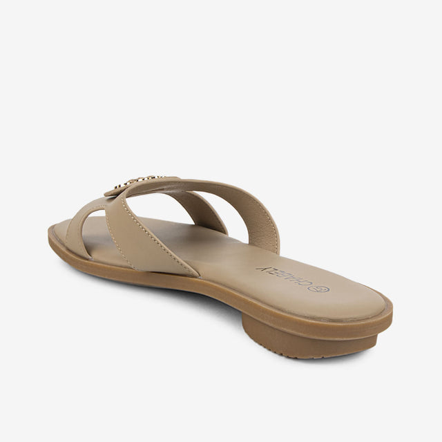 Sandalias Flats Beige 2YS522