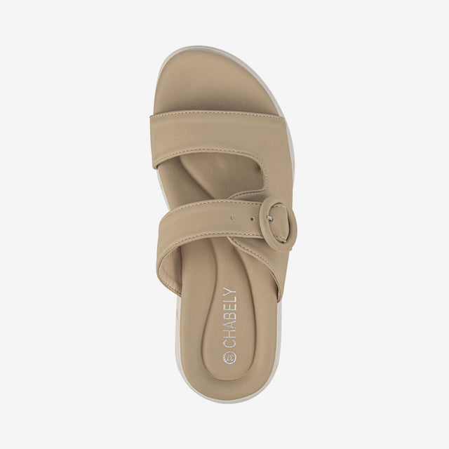Sandalias Casuales Beige 2YS525