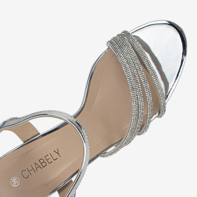 Sandalias Plateado 2YS537