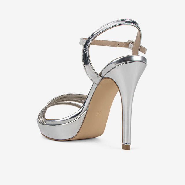 Sandalias Plateado 2YS537