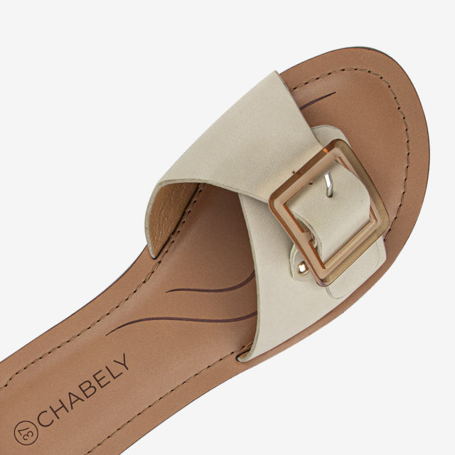 Sandalia De Mujer Beige 2YS543