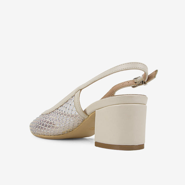 Tacones De Vestir Hueso 2YT112