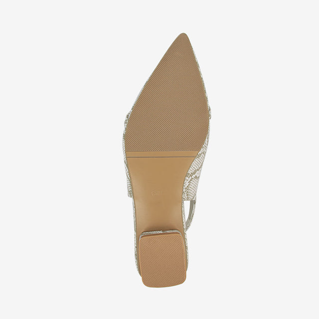Zapatos Mujer Blanco/Serpiente 2YT118