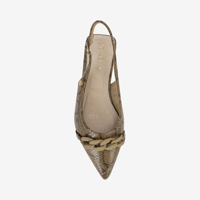 Zapatos Mujer Marron/Serpiente 2YT118
