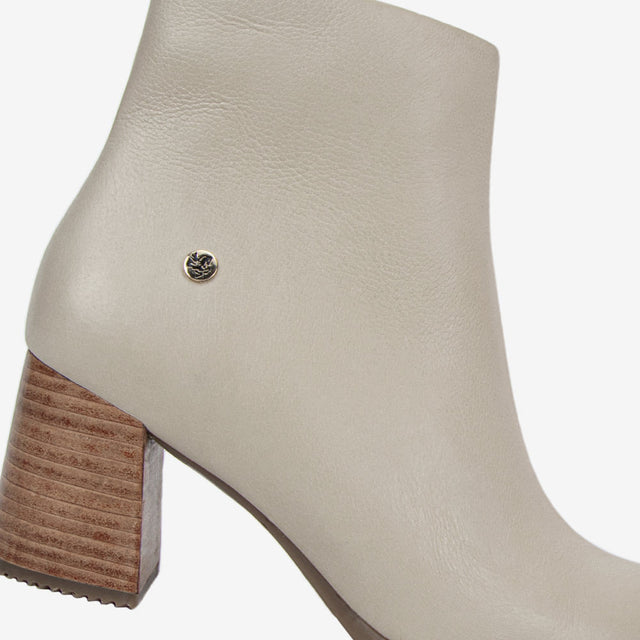 Botín Casual Marfil 3CG6001