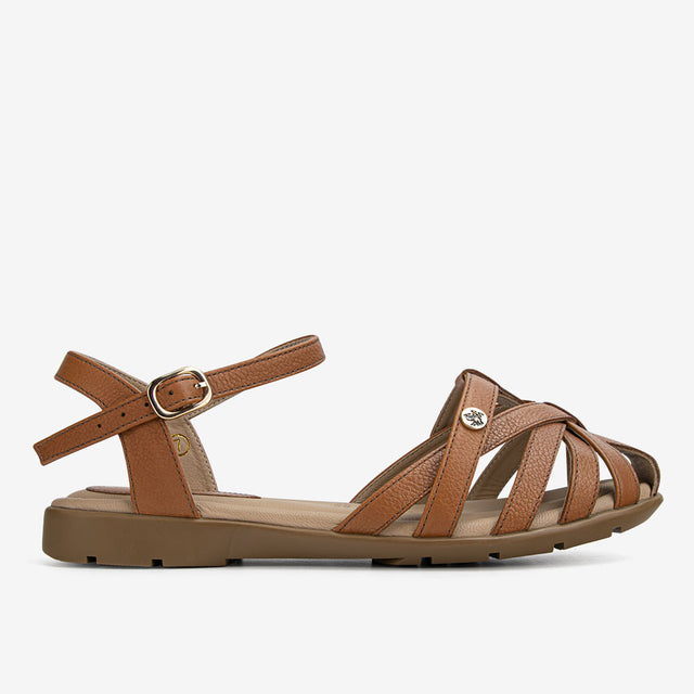 Sandalia Casual Cogñac 3CUQ003