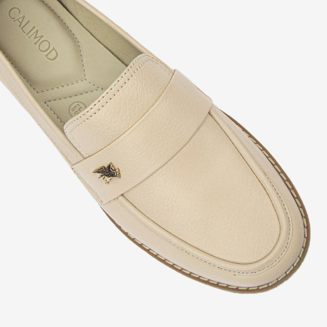 Mocasín Mujer Marfil 3CE6002