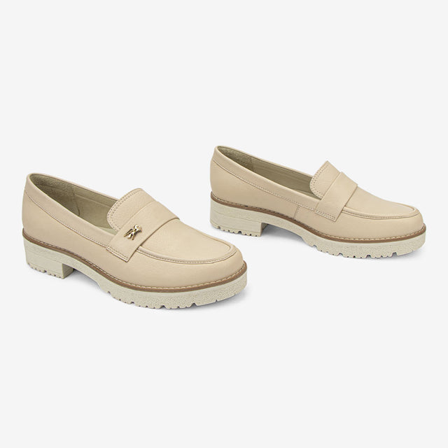 Mocasín Mujer Marfil 3CE6002