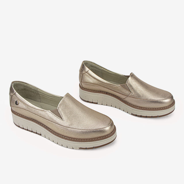 Mocasin Casual Dorado 3CJ8002
