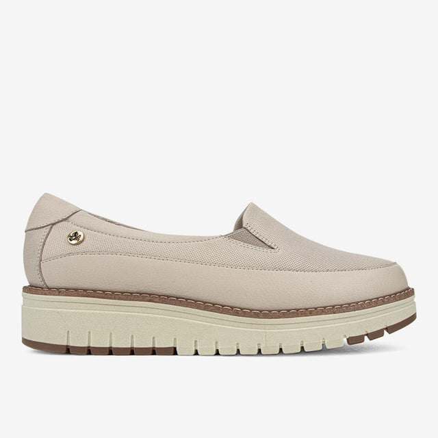 Mocasin Casual Marfil 3CJ8002