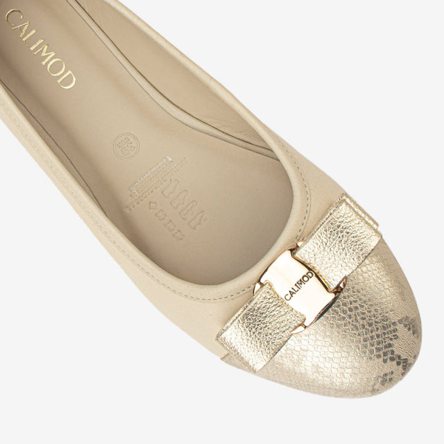 Ballerina Mujer Marfil 3CK9001